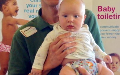 Edouard and baby Nathan